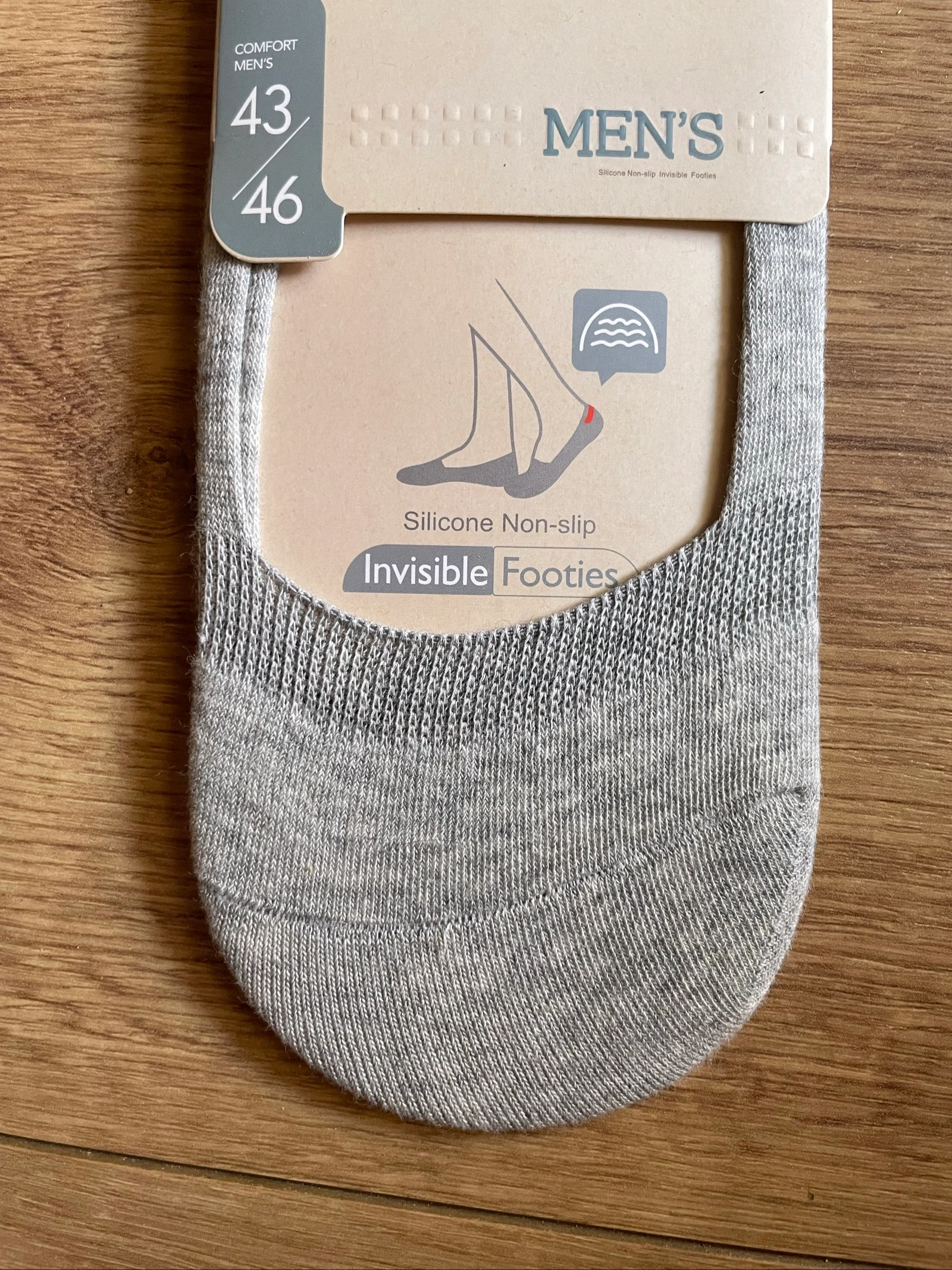 Meias invisíveis cinzas – photo 3